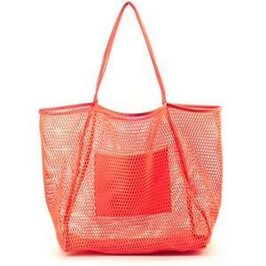 Benzbag Mesh Beach Tote Bag - 8 Colours - Black   Wowcher