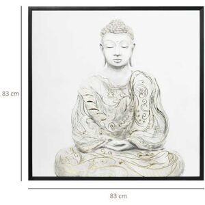 Mhstar Uk Ltd Homcom Gold Textured Buddha Art   Wowcher