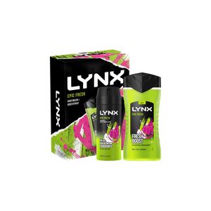 Avant-Garde Brands Ltd Lynx Epic Fresh Boost Body Wash & Spray Set   Wowcher