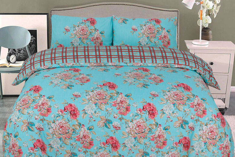 Imperial Beddings MCR Limited Modern Printed Duvet Set - 2 Sizes & 4 Designs!   Wowcher