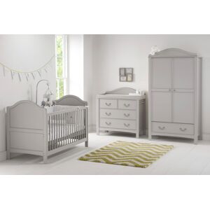 East Coast Group Limited Toulouse Cot, Dresser & Wardrobe Set - Grey Or White   Wowcher