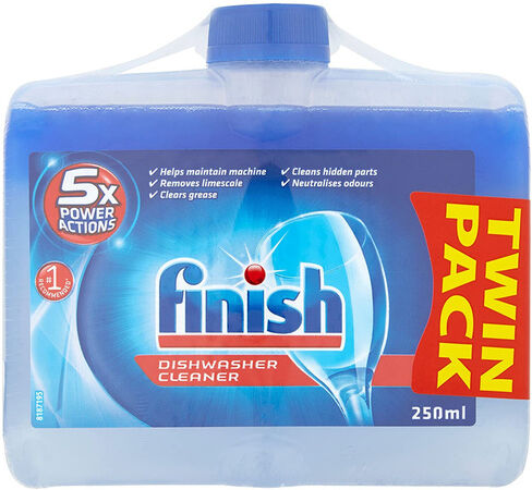 Trojan Electronics 2018 Ltd Finish Dual Action Dishwasher Cleaner 250 Ml- 4 Or 8 Packs   Wowcher