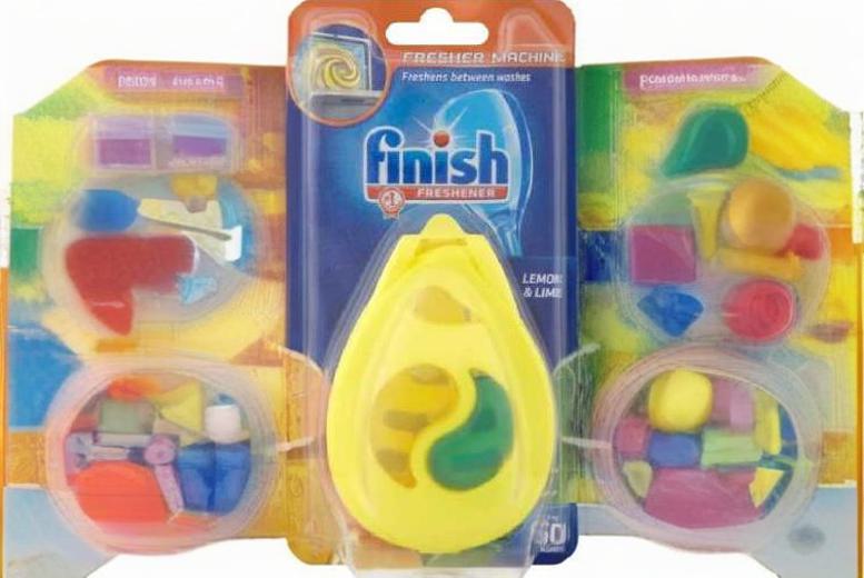 Trojan Electronics 2018 Ltd Finish Dishwasher Freshener Lemon And Lime:10 Or 20 Packs   Wowcher