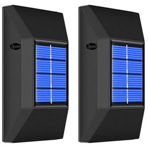 HONGLING LTD T/A Prime Supply Led Outdoor Solar Powered Wall Lamps - Two Or Four Piece Set!   Wowcher