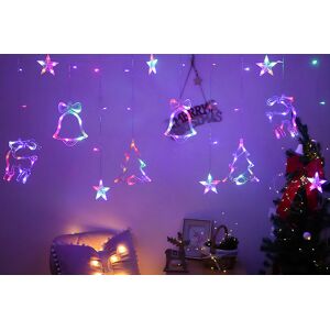 HONGLING LTD T/A Prime Supply Christmas Curtain Fairy String Lights - Multi-Coloured And Warm Coloured Light Options!   Wowcher