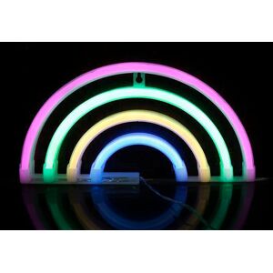 COMPANY BOOM LTD t/a Pollyjoy Led Rainbow Neon Wall Light   Wowcher