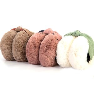 Blu Walk Trading Ltd T/A Supertrendinuk Women'S Jumbo Fluffy Warm Earmuffs - 6 Colours To Choose From! - Khaki   Wowcher