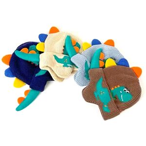 Pope Fbarrett Ltd T/A Whoop Trading Kids' Dinosaur Knitted Hat In 4 Colours - Black   Wowcher