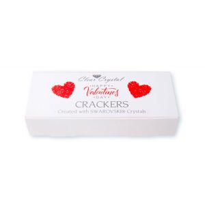 Valentines Day Crackers Set Made With Crystals From Swarovski ®️ - Silver   Wowcher