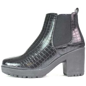 Beta Shoes T/A Shoe Fest Women Chelsea Boots With Heel - Black   Wowcher