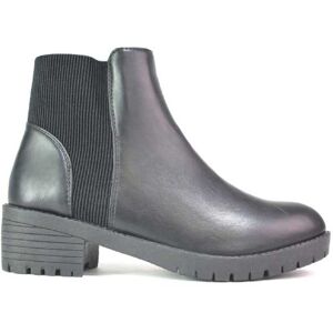 Beta Shoes T/A Shoe Fest Women Chelsea Boots With Heel - Black   Wowcher