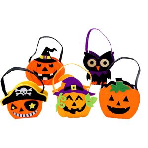 AZONE STORE LTD T/A Shop In Store Felt Halloween Trick Or Treat Bag - 1, 2 Or 4-Pack! - Black   Wowcher