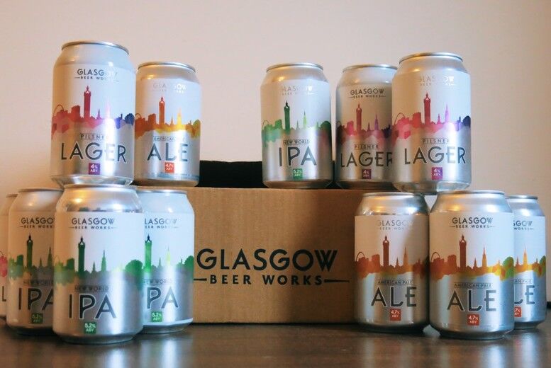 Glasgow Beer Works Limited Mixed Case of 12 Tasting Range Beers - Glasgow Beer Works