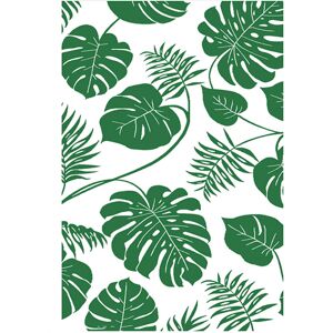 The Accessory Outlet Leaf Green Pattern Outdoor Rug   Wowcher