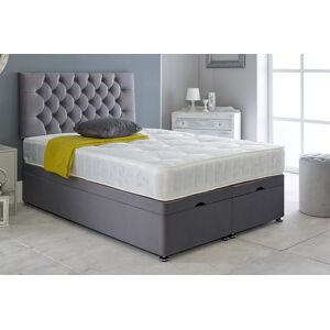 Serene Living t/a Serenity Designs Plush Velvet Ottoman Divan Bed With Memory Mattress - 6 Colours & 5 Sizes   Wowcher