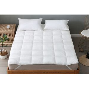 Homes & Linen Sherpa Fleece Mattress Topper In Five Sizes   Wowcher