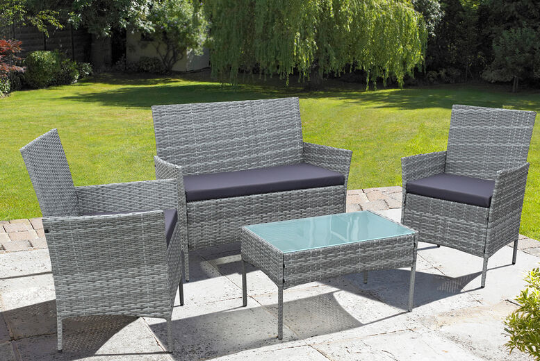 Neo Direct Outdoor Rattan Garden Furniture Set with Adaptable Seating