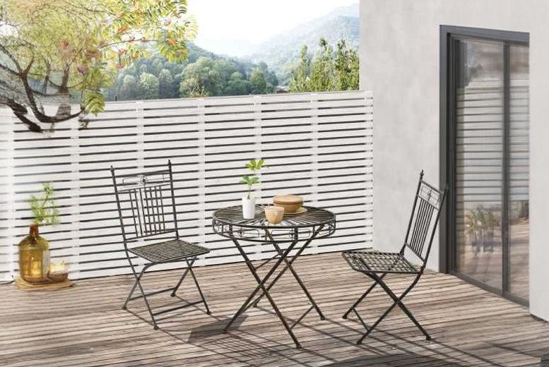 Mhstar Uk Ltd Outsunny Garden Outdoor Bistro Set   Wowcher