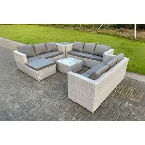 NINGBO SHIWEI JINCHUKOU YOUXIAN GONGSI T/A Fimous Outdoor Rattan Garden Sofa Set - Grey   Wowcher