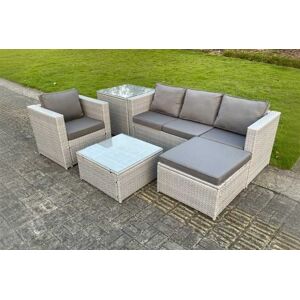 NINGBO SHIWEI JINCHUKOU YOUXIAN GONGSI T/A Fimous Outdoor Rattan Garden Sofa Set - Grey   Wowcher