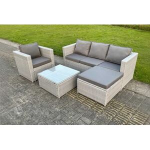 NINGBO SHIWEI JINCHUKOU YOUXIAN GONGSI T/A Fimous Outdoor Rattan Garden Sofa Set - Grey   Wowcher