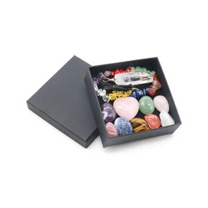 Flyglow Global Trading Ltd t/a Inhouse Deal 11pc Crystal Healing Gift Box- Include Stones & Jewellery