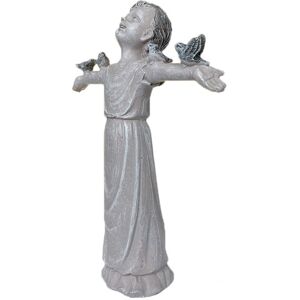 Blu Walk Trading Ltd T/A Supertrendinuk Little Angel Fairytale Garden Statue - 2 Designs!   Wowcher