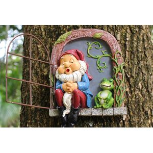 Blu Walk Trading Ltd T/A Supertrendinuk Sleepy Garden Gnome Ornament - Wall Mounted Design   Wowcher