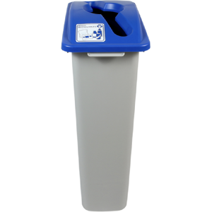 Mighty Merchant ltd Mixed Recyclables 87L Recycling Bin - Blue   Wowcher