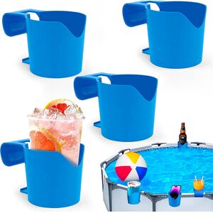 Just Dealz Poolside Cup Holders For Above Ground Pools - 4 Pack!   Wowcher