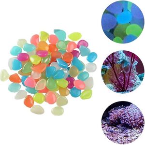 Just Dealz Resin Glow In The Dark Stone Pebbles In 5 Options   Wowcher