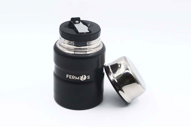 Northern Luxe 500Ml Fermos Food Flask - Blue, Black, Gold Or Red   Wowcher