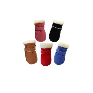 Just Gift Direct Dog'S Winter Boots - 4 Sizes, 3 Colours - Brown   Wowcher