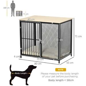 Mhstar Uk Ltd Pawhut Dog Crate, M & S Dogs, Cushion   Wowcher