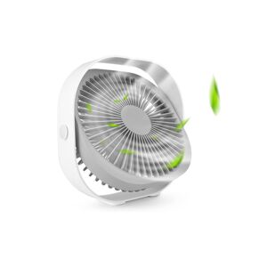 Just Dealz Usb Rechargeable Rotatable Mini Desk Fan - 3 Colours! - Pink   Wowcher