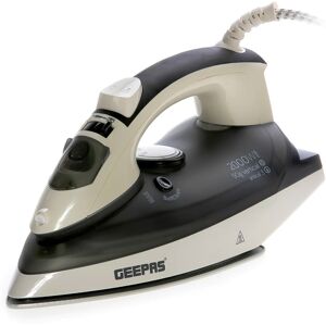 Western International Group (UK) LTD 2200W Ceramic Dry & Wet Steam Glide Iron - Black & White   Wowcher