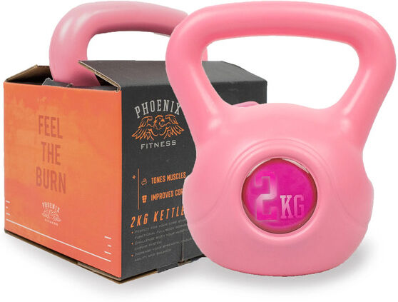 Ryder Imports Ltd Pink Kettlebell - 2kg Ryder Imports Ltd Pink Kettlebell - 2kg