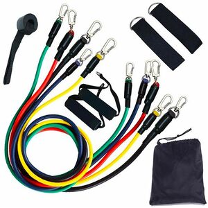 AZONE STORE LTD T/A Shop In Store 11-Piece Fitness Resistance Bands Set   Wowcher