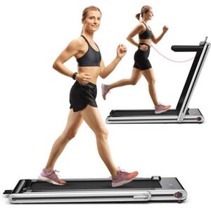 FDS CORPORATION 2-In-1 Folding Under Desk Treadmill With Dual Led Display   Wowcher