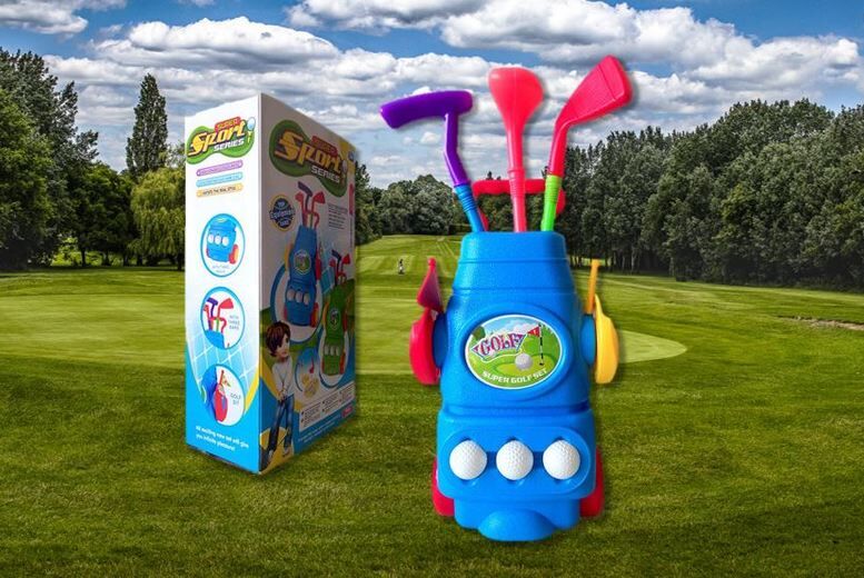 Direct2Public Ltd Kids Golf Caddy Sports Set