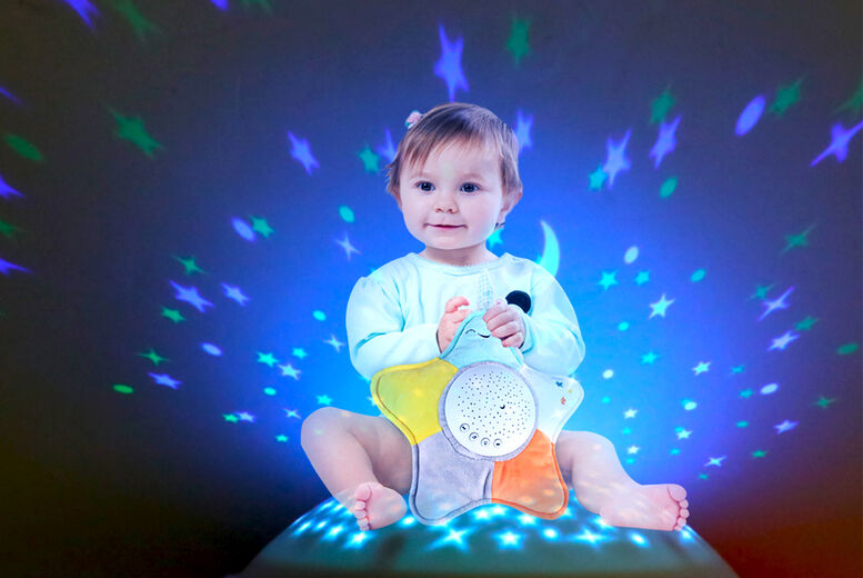 Beefy Goods Children’s starry night projector light cushion