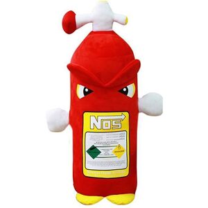 Benzbag Simulation Fire Extinguisher Plush Toy Pillow In 2 Sizes   Wowcher