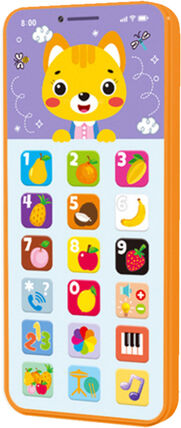 Just Gift Direct Baby Early Learning Smartphone Toy In Orange Or Indigo   Wowcher