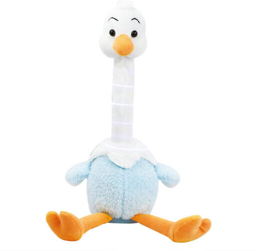 GLAXWOOD TRADING LTD Kids Wiggle Singing Ostrich Toy In 2 Options - Blue   Wowcher