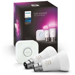 Philips Hue White and Colour Ambiance B22 Starter Kit - Smart Lighting Philips Hue White and Colour Ambiance B22 Starter Kit - Smart Lighting