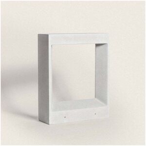 Edit Lighting Arvene 350 LED Outdoor Bollard Light In Concrete Finish - Edit Lighting Arvene 350 LED Outdoor Bollard Light In Concrete Finish -