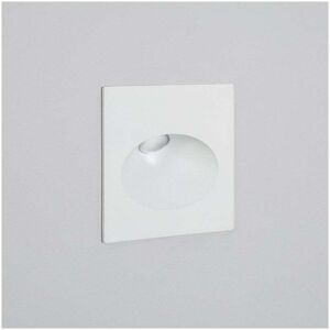 Edit Lighting Edit 3W Coney Outdoor Recessed Warm White LED Wall Light In White Finish - Edit Lighting Edit 3W Coney Outdoor Recessed Warm White LED Wall Light In White Finish -