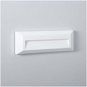 Edit Lighting Edit Elide Outdoor 2W Daylight White LED Surface Mounted Wall Light In White Finish - Edit Lighting Edit Elide Outdoor 2W Daylight White LED Surface Mounted Wall Light In White Finish -