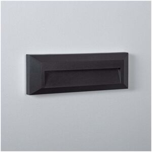 Edit Lighting Edit Elide Outdoor 2W Warm White LED Surface Mounted Wall Light In Black Finish - Edit Lighting Edit Elide Outdoor 2W Warm White LED Surface Mounted Wall Light In Black Finish -