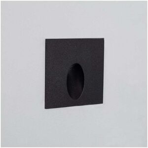 Edit Lighting Edit Ellis Square Recessed Outdoor 3W Cool White LED Wall Light In Black Finish - Edit Lighting Edit Ellis Square Recessed Outdoor 3W Cool White LED Wall Light In Black Finish -